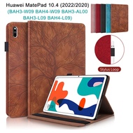 Huawei MatePad 10.4 (2022) 2020 3D Tree Style Tablet Protective Case Wi-Fi BAH3-W09 BAH4-W09 LTE BAH3-AL00 BAH3-L09 BAH4-L09 High Quality PU Leather Case Wallet Stand Flip Cover With Card Slots Pen Buckle