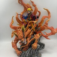[DW] Naruto Figure Ten Years Hundred Ninja 41CM Super Large Naruto Nine Tails Model Scene Collection