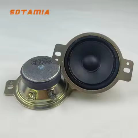 SOTAMIA 2Pcs 2.5 Inch Tweeter 12 Ohm 30W Single Magnetic Audio Treble Speaker Home Theater Sound Lou