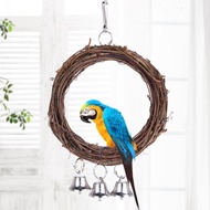 Parrot toys, Vine Circle, Budgie, Cockatiel, Love Bird Parrot, Swing Parrot toys