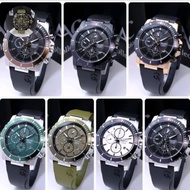 JAM TANGAN PRIA  ALEXANDRE CHRISTIE 6141/ AC6141 RUBBER ORIGINAL