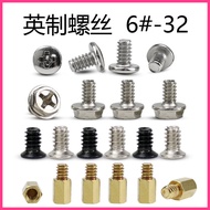 Imperial Screw Nails American Standard6#-32 Computer Case Screws Hard Drive Screws Graphics Card Mot
