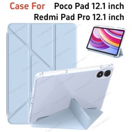 For Redmi Pad Pro Case 12.1 inch 2024 Clear Back Cover For Redmi Pad Pro Poco Pad Case 12 1 2024 Tab