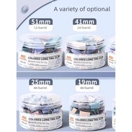 Real Color Long Tail Clip Dovetail Clip Extra Large Medium Small Bill Iron Clip File Test Paper Fixe