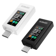 0.96 Inch TFT Display Type-C 4-30V 0-8A Current Voltage Monitor Fast Charging Voltage Ammeter Power 