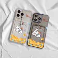 Couple Crystal Slot Card Case Casing For Vivo V40 V30 T3 iQOO Z9 Lite Y28 Y28s Y37 Y18t Y100 Y300 Y0