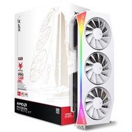 XFX Mercury AMD Radeon RX 9070XT OC White Magnetic Air Edition with RGB 16GB GDDR6 RX-97TMARGW9