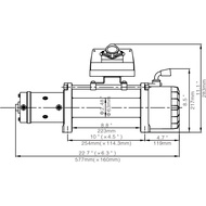 Runva Factory Direct Sales Runva EWX9500-Q 9500 Pound Off-Road Vehicle Dedicated Whistle/Car Whistle