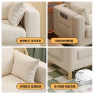 Modern New Style Double Small Apartment Living Room Fabric Sofa Simple 2024 Single Sofa Chair Rental