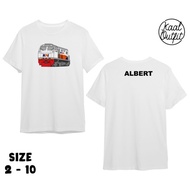 CC203 Locomotive Kids T-Shirt with Side and Back Writing