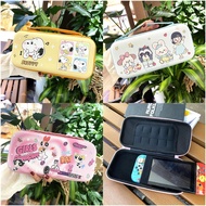 Cute Snoopy Switch Case bag, Hard Waterproof Travel Carrying Case with Game card Slots for Nintendo Switch Oled accessories