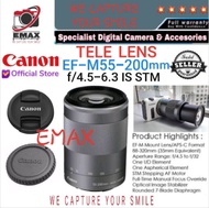 CANON EF M 55-200mm IS STM Tele Lens for Camera Canon EOS M Lens EFM Lensa Tele Canon 55 200 mm Kame