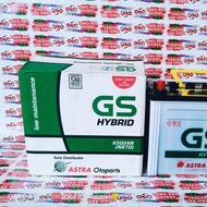 AKI MOBIL BASAH GS ASTRA HYBRID ORI NS70 / 65D26R 65 AMPER