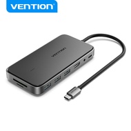 Vention 9 in 1 USB C HUB with M.2 SSD Enclosure Dual USB 3.1 Gen 2 for MacBook Pro 2021 M1 Max Samsu