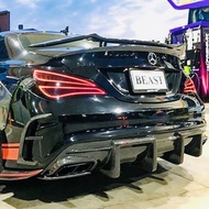 Mercedes Benz W117 W118 CLA Rowen carbon fibre rear boot trunk GT Spoiler lip bodykit body kit CLA45