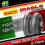 Pirelli Rosso scooter  ยางแกรนฟีราโน ยางเวสป้า ยางVespa 110/70-12 120/70-12 130/70-12
