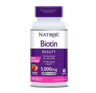 Natrol Biotin Beauty 5,000 mcg Extra Strength 250 tablets