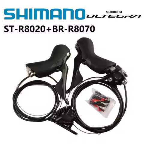 Shimano Ultegra R8020/R8025/R8070 + R8070 shifter Levers R8070 Hydraulic Disc Brake Flat Mount Calip
