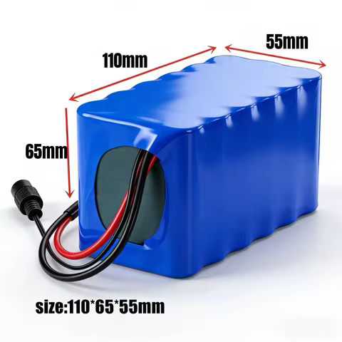 24V Battery Pack 10Ah 6S3P Rechargeable Lithium Battery 25.2V Scooter Mobile Battery, BMS Prevent Sh