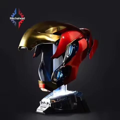 1:1 Electric Mk17 Mk5 Mk50 Iron Man Cosplay Helmet Multi-Piece Opening Closing Helmet Voice Control 