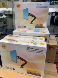 地鋪現貨🥰NB夾枱氣壓液晶體螢幕支架 F80 17”-30”電腦顯示器支架  氣壓式Mon架 慳位舒服😌 Monitor Arm Gas-Strut Flex Mount.Desktop Built 