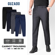 GUZADO Form Carrot Office Pants Soft Fabric, Slightly Elastic, Beautiful Men's Form MTR01C