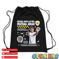 Pratama Arhan Indonesian National Team Player Children's Drawstring Bag