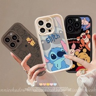 Cute Stitch Winnie The Pooh Bear Tigger Casing For Huawei Y9S Y9 Prime 2019 Y7A P50 Pro P20 Lite Nova 3e 5i 5T Honor 20 8x 90 9x X9 Pro Cartoon Soft Phone Case