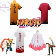 Anime Naruto Cosplay Fourth Seventh Hokage Cloak Red Cape Namikaze Minato Cosplay Halloween costume