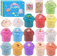 14 Pack Slime Kit Super Mini Butter Slime,Scented Funny Slimes,Soft and Non-Sticky for Girls and Boys,Party Favor Gifts