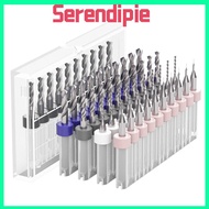 SERENDIPIE PCB Drill Bits Multifunctional PCB Twist Drill Wood CNC Drill Engraving Bit CNC Milling C