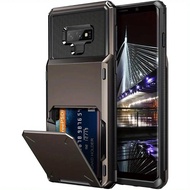 For Samsung Galaxy Note 9 8 Wallet 4-Card Pocket Card Slot Phone Cover Case