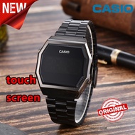 CASIO ASP168P Casio Watch For Women Original Sale Touch Screen Casio Watch For Men Smart Digital Watch Aluminum Mineral Glass Smart G-SHOCK Gold Original Digital Watch For Kids Boy Girls CASIO Couple Watch Square Black Sports Smart Watch 5