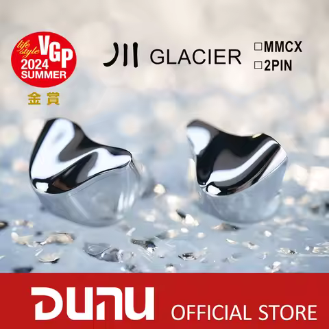 DUNU GLACIER 9 Driver Tribrid Flagship IEMs mmcx/0.78 2pin 1DD+4BA+4EST Hybrid Driver Earphones with