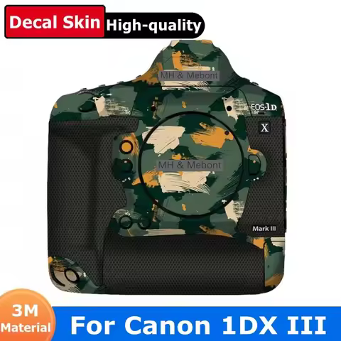 Stylized Decal Skin For Canon 1DX III 1DX3 Camera Sticker Vinyl Wrap Anti-Scratch Protective Film EO