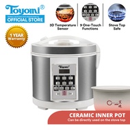 TOYOMI Multi-Function Rice / Stew Cooker / Ceramic pot 4.0L [Model: RC 4081CP]