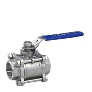 บอลวาล์ว 3 ตอน(3PC) สแตนเลส  316 ขนาด 1/4-4(Stainless Ball Valve)