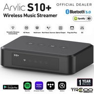 Arylic S10+ MultiRoom WiFi Bluetooth 5.0 Ethernet Network Streamer Preamplifier & USB DAC