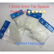 [ Ready Stock ] Mosaic Tile Spacer / Tile Cross / Mosaic Spacer - 100pcs (2.0mm, 2.5mm , 3mm , 4mm ,