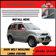 Perodua Kembara Window Trim Chrome Lining/Door Belt Moulding/Lining Chrome