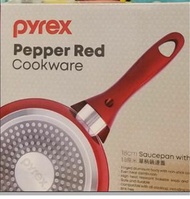 全新美國名錍牌Pyrex 18厘米單柄鍋連蓋