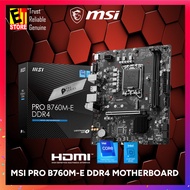MSI PRO B760M-E DDR4 (INTEL B760/LGA 1700) Motherboard