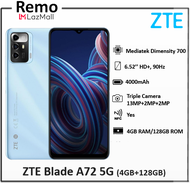 ZTE Blade A72 5G *FREE NTUC Voucher* | 6.52" HD+ Display | 13MP Triple Camera | NFC |