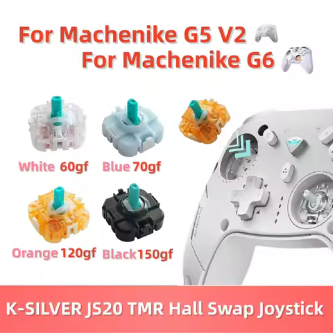 2pcs TMR for Machenike Mechanic Hall Swap Joystick JS20 Multiple Tactile Options Compatible G6pro G5
