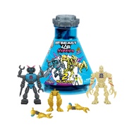MRBEAST LAB HYBRIDS W1 MULTIPACK GOLDEN DRAGON & GLOW IN THE DARK ฟิกเกอร์ MrBeast ร่างผสม ของเล่นสะ