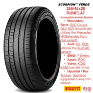 255/45/20 Pirelli Scorpion Verde | Runflat | Year 2026 | New Tyre GLC COUPE CLC SUV AUDI Q5 SQ5 XC60