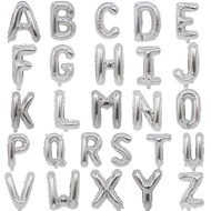 Silver Letter Balloons 16inches | Sold per Letter | SOLD per PIECE | 34-38cm