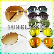 Large Aviator Sunglasses Spek Hitam Aviator 62mm SG18