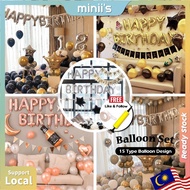 MINIIS PARTY Ballon Birthday Set  Balloon Set  Party Belon Set Happy Birthday Ballon Belon Hari Jadi