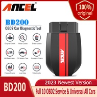 ANCEL BD200 บลูทู ธ OBD2 สแกนเนอร์ตรวจสอบเครื่องยนต์กับการทดสอบแบตเตอรี่ประสิทธิภาพทดสอบจังหวะอ่านรห
